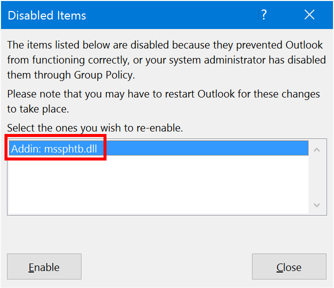 my addin is not appearing in outlook for mac